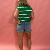 Hailey High Rise Short W/Raw Hem