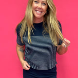 Harbor Striped Shirt in Eclipse (ZSupply) - Shabby 2 Chic Boutiques