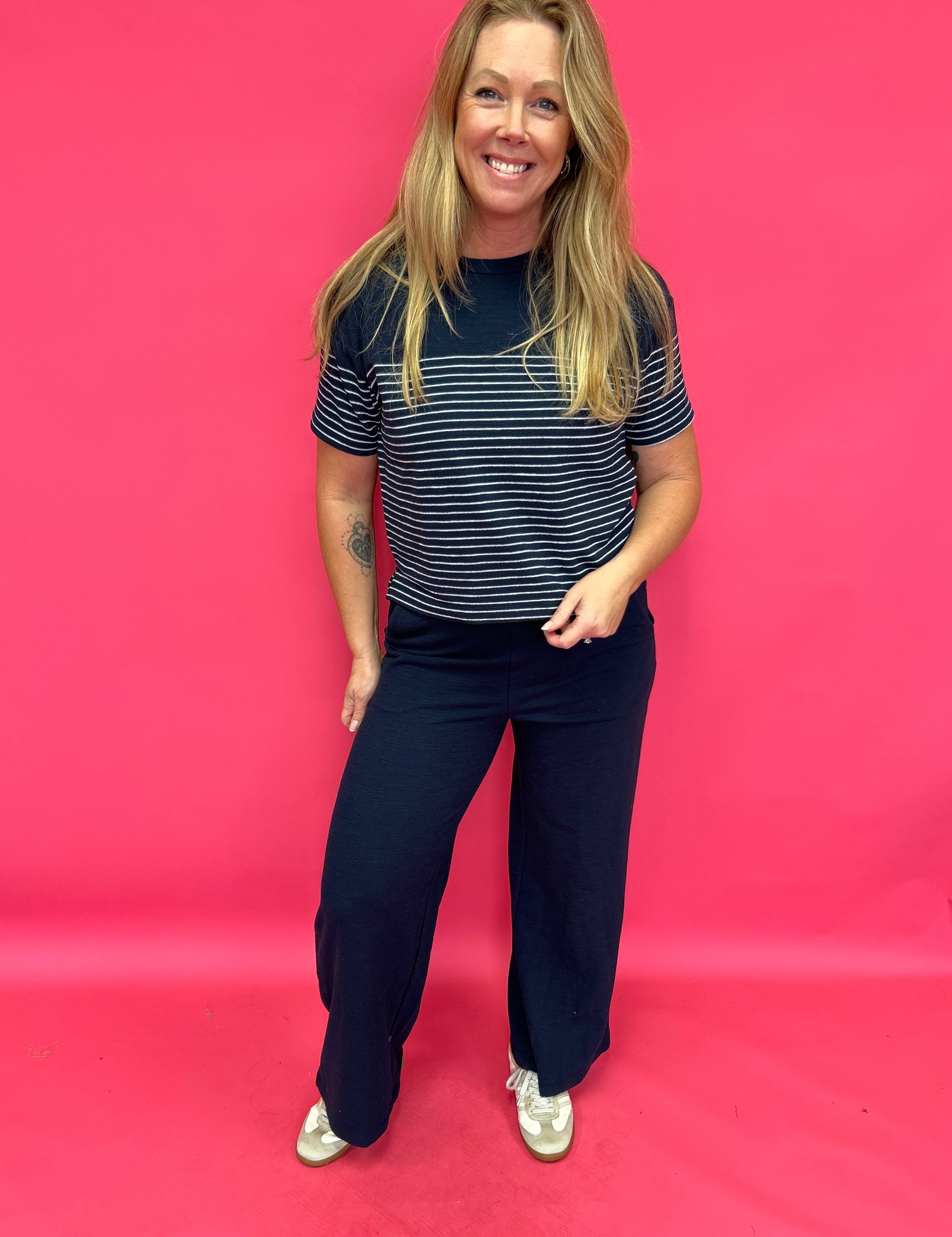 Harbor Striped Shirt in Eclipse (ZSupply) - Shabby 2 Chic Boutiques