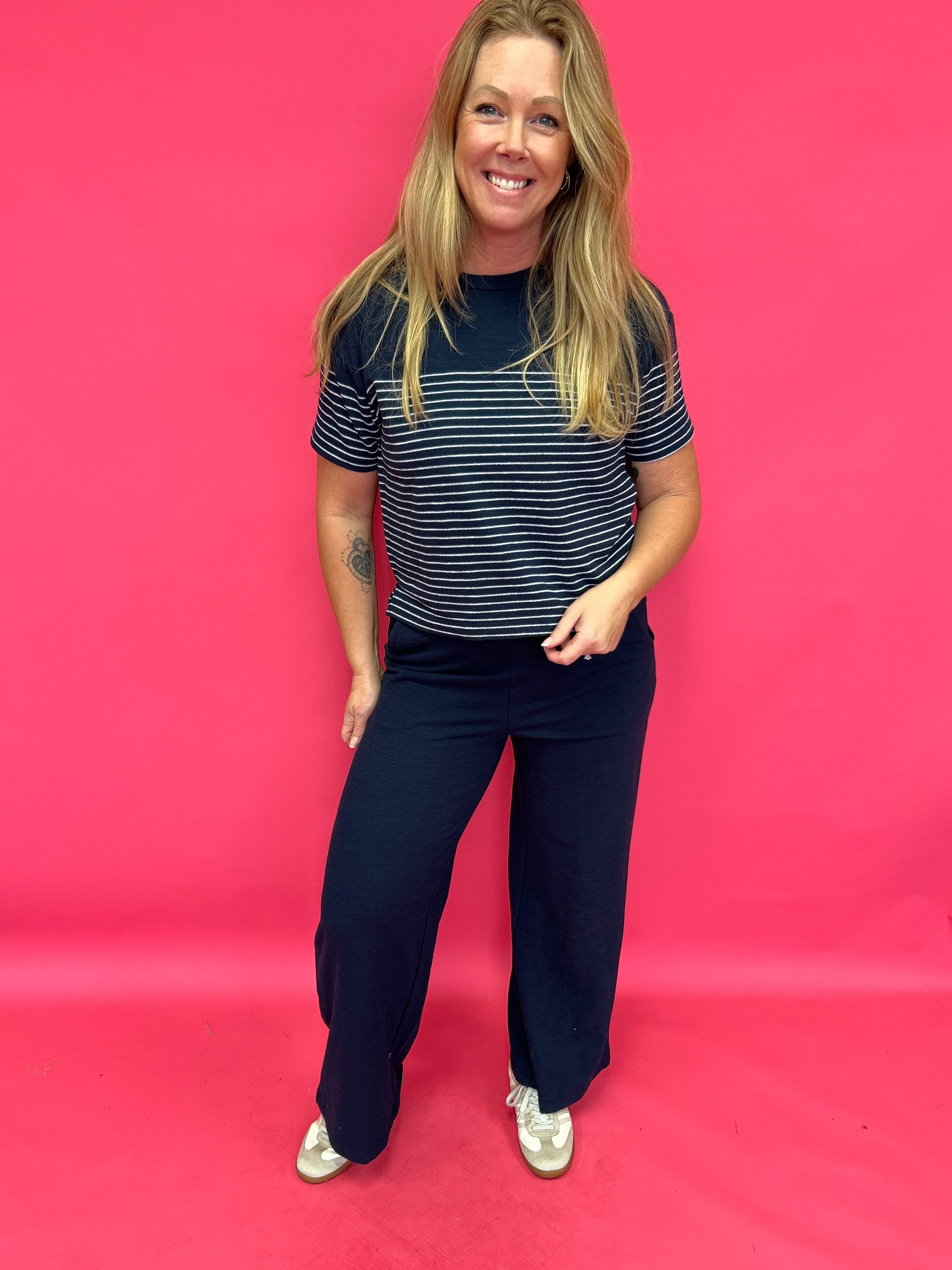 Harbor Striped Shirt in Eclipse (ZSupply) - Shabby 2 Chic Boutiques