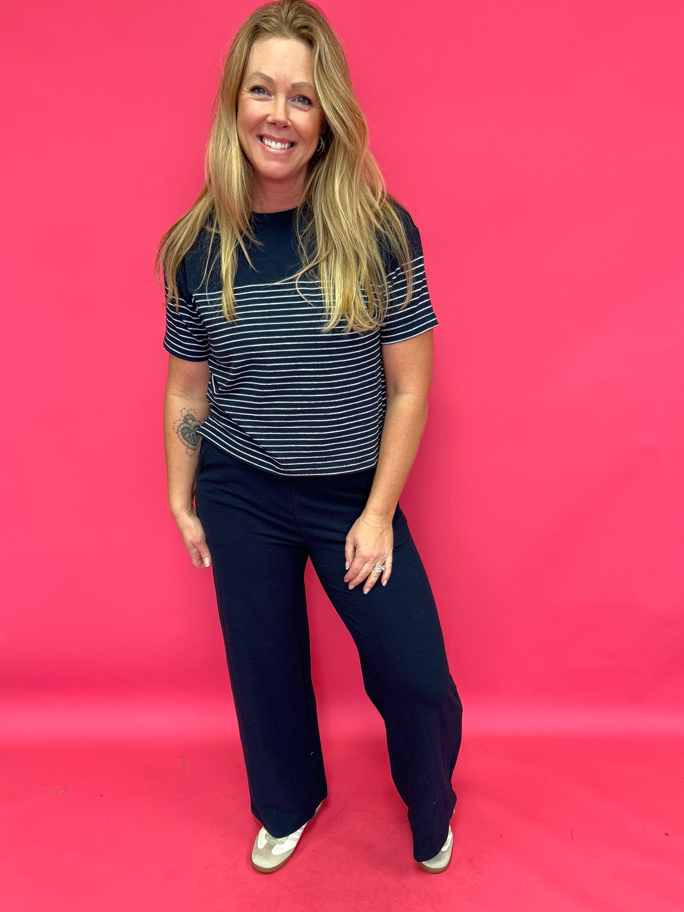 Harbor Striped Shirt in Eclipse (ZSupply) - Shabby 2 Chic Boutiques