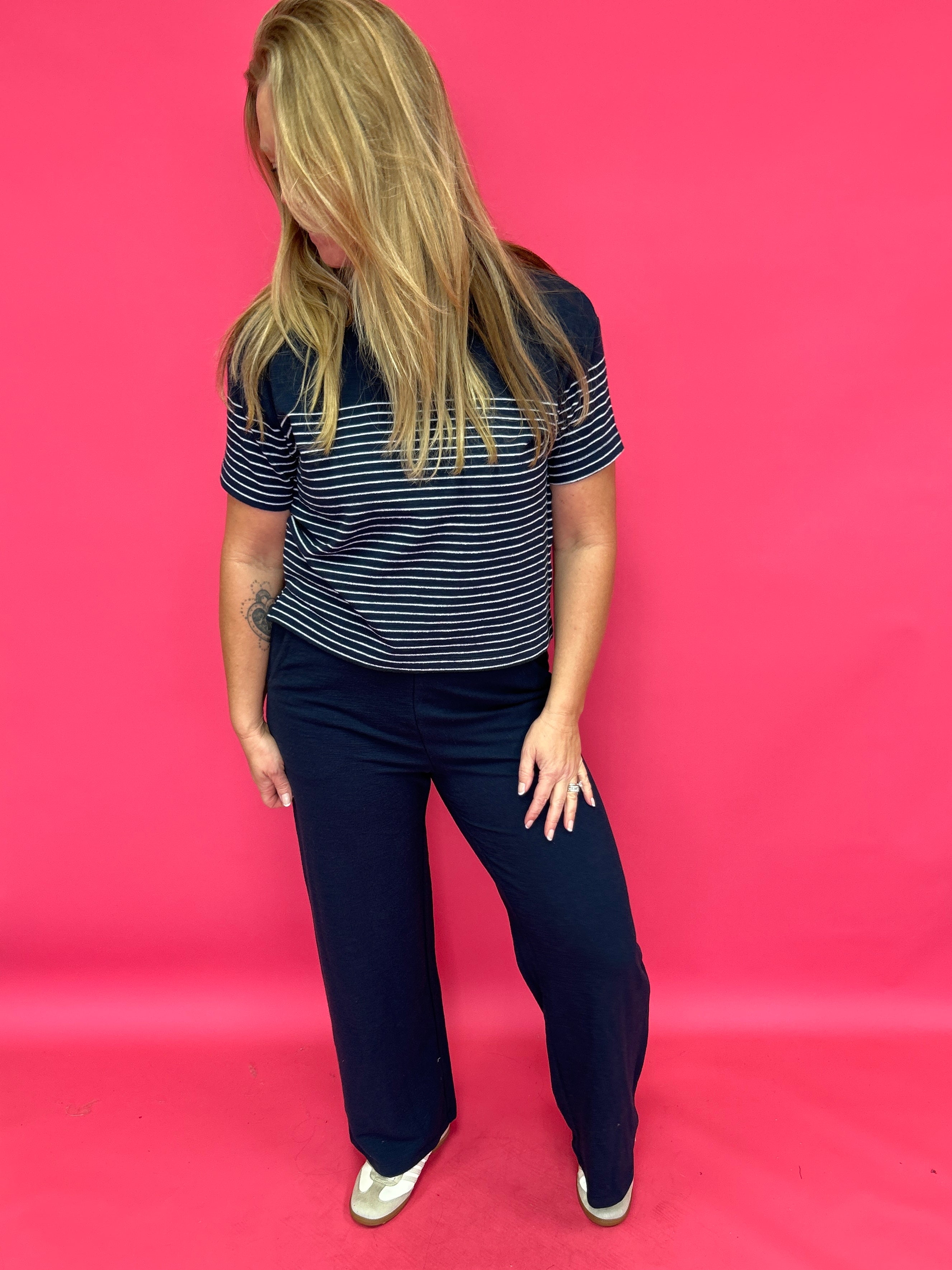 Harbor Striped Shirt in Eclipse (ZSupply) - Shabby 2 Chic Boutiques