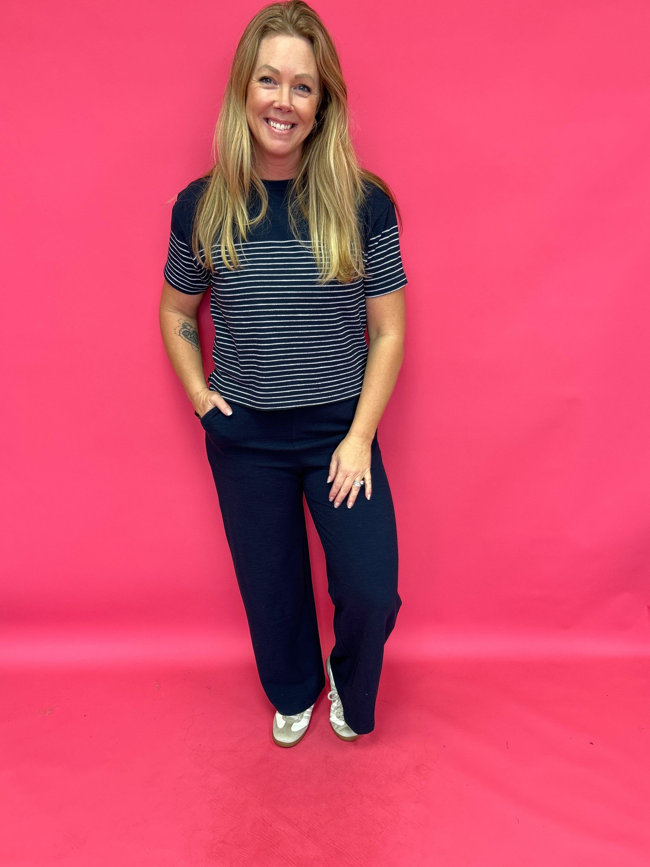 Harbor Striped Shirt in Eclipse (ZSupply) - Shabby 2 Chic Boutiques