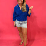 Helena Shirt in Cobalt Blue (ZSupply) - Shabby 2 Chic Boutiques