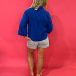 Helena Shirt in Cobalt Blue (ZSupply) - Shabby 2 Chic Boutiques