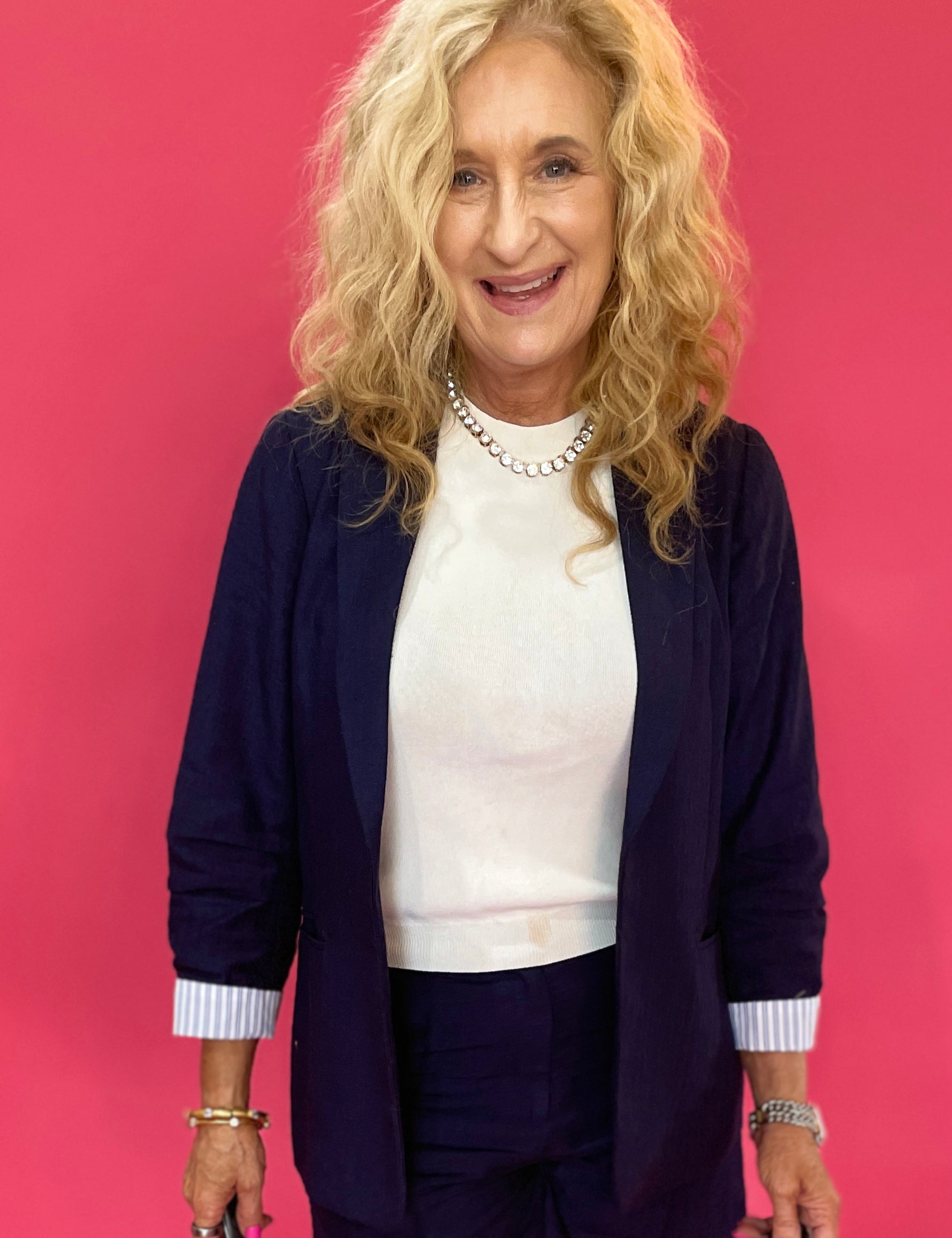 Hello Sunshine Short Sleeve Blazer - Shabby 2 Chic Boutiques