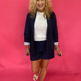 Hello Sunshine Short Sleeve Blazer - Shabby 2 Chic Boutiques