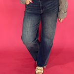 Hidden Logan Dad Jeans – Dark Vintage Wash