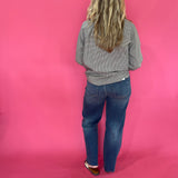 Hidden Logan Dad Jeans – Dark Vintage Wash