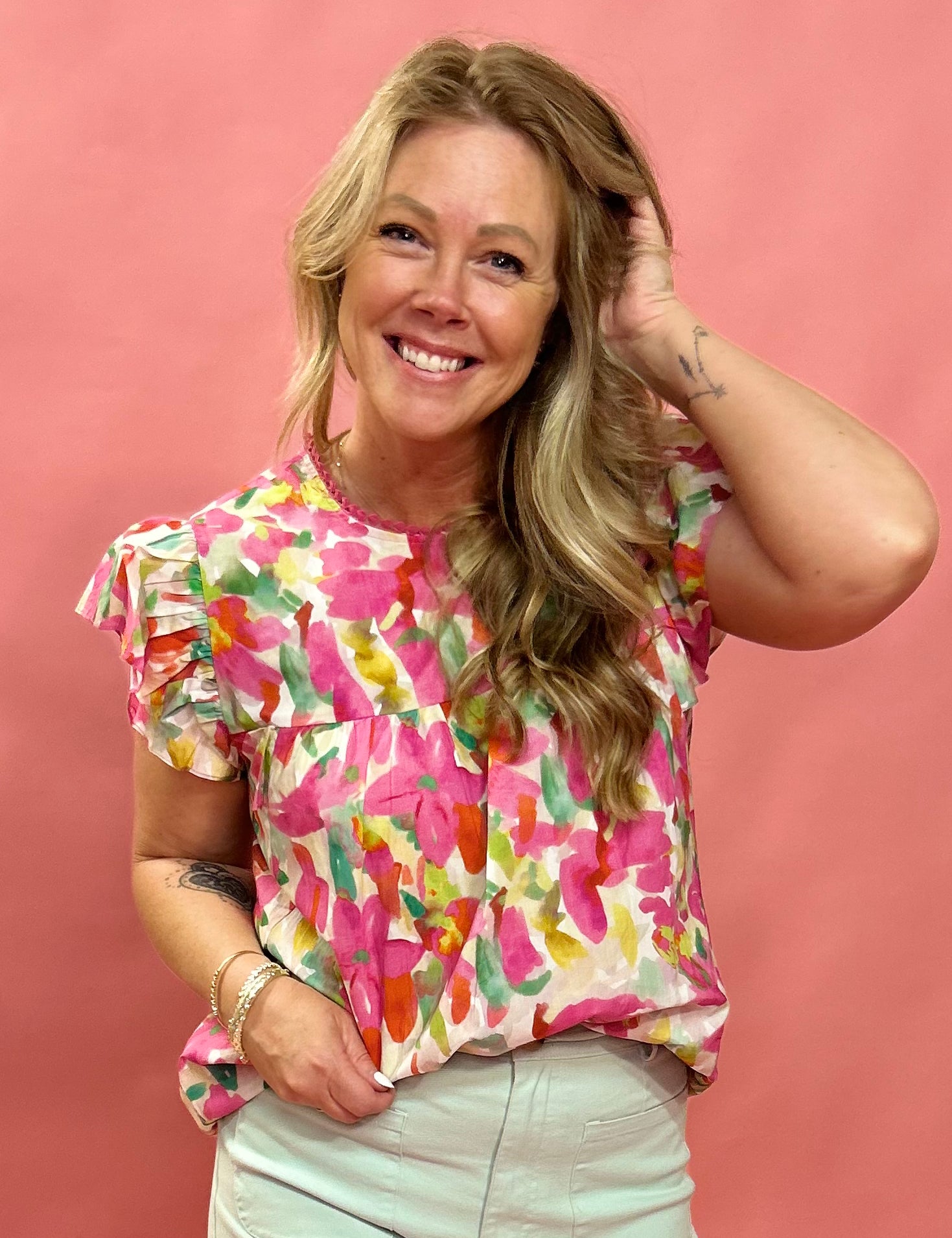 Summer is Here Floral Top