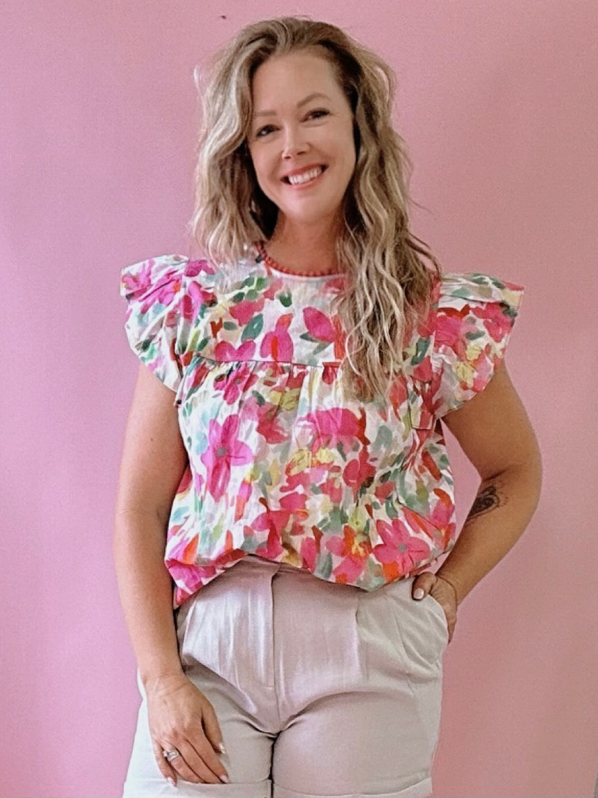 Summer is Here Floral Top