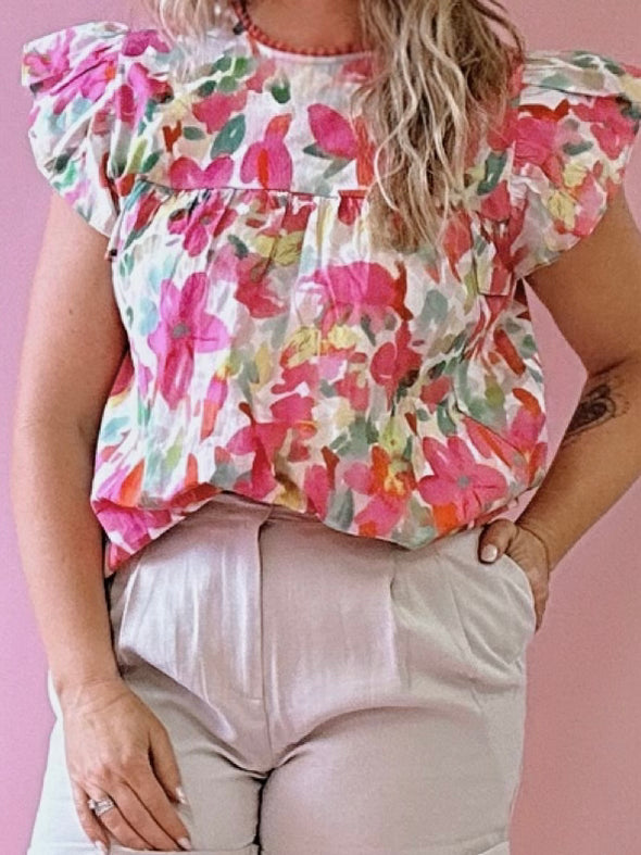 Summer is Here Floral Top