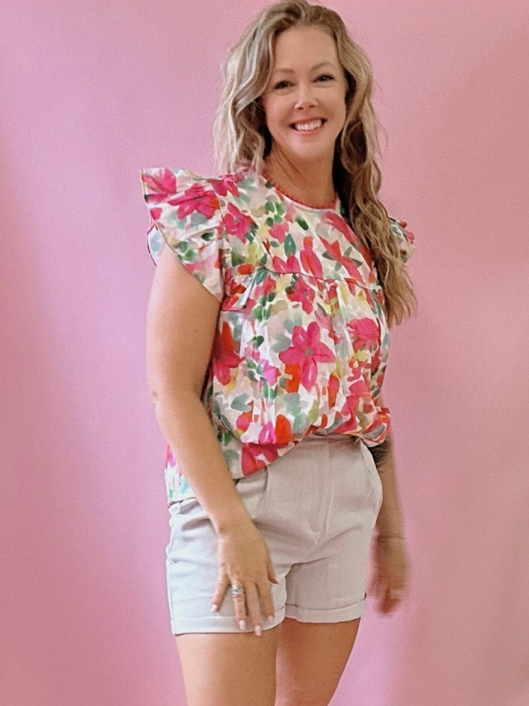 Summer is Here Floral Top