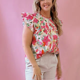 Summer is Here Floral Top