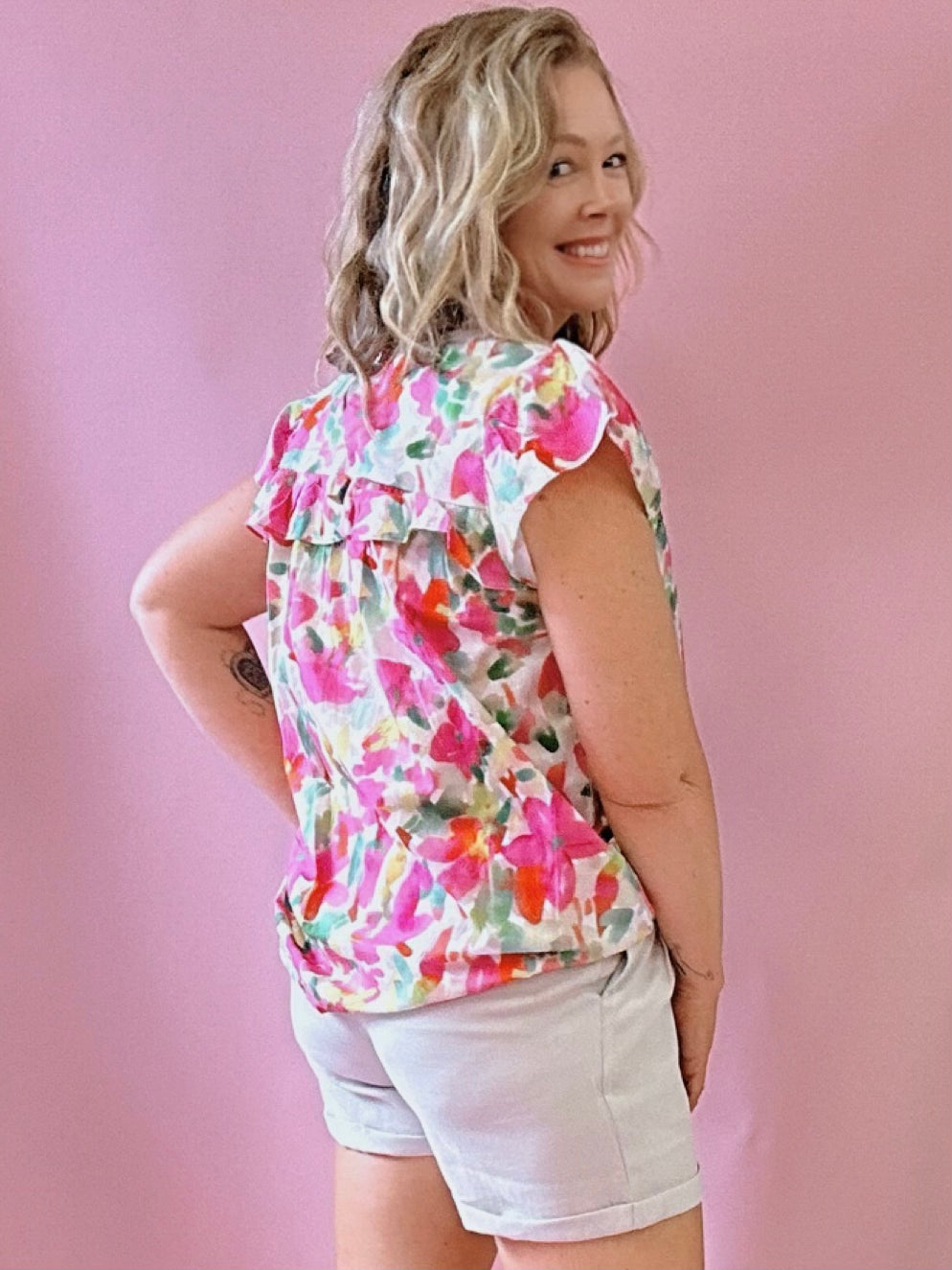 Summer is Here Floral Top