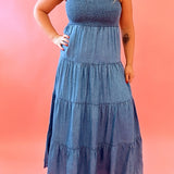 Balls Chambray Maxi Dress