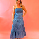 Balls Chambray Maxi Dress