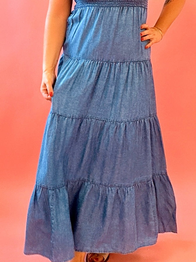 Balls Chambray Maxi Dress