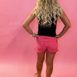 Jane High Rise Shorts in Watermelon