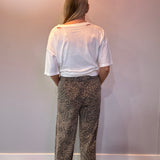 Def Leppard Leopard Print Oversized Graphic Tee
