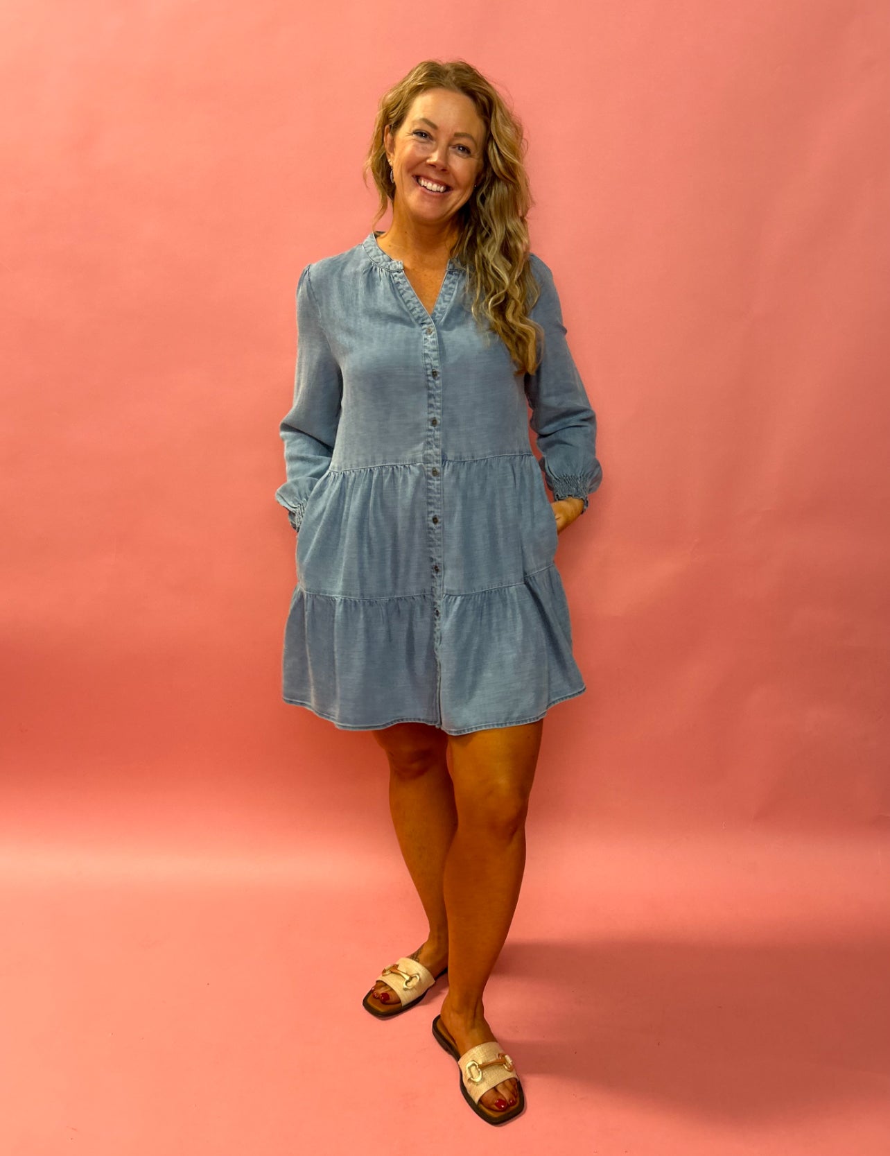 Tallulah Chambray Dress