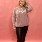 In Love Sweater in Pale Pink