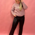 In Love Sweater in Pale Pink