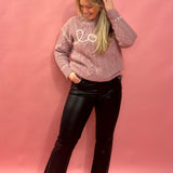 In Love Sweater in Pale Pink