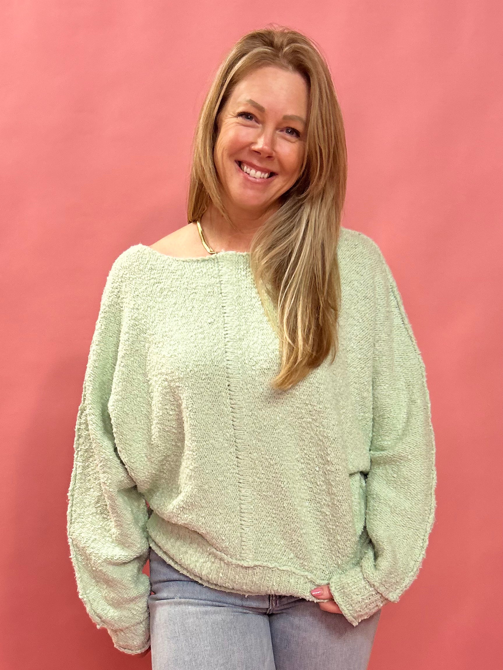 Meina Off The Shoulder Sweater