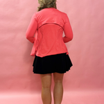 Move in Style: Butter Soft Flamingo Pink Full-Zip Jacket in Pink