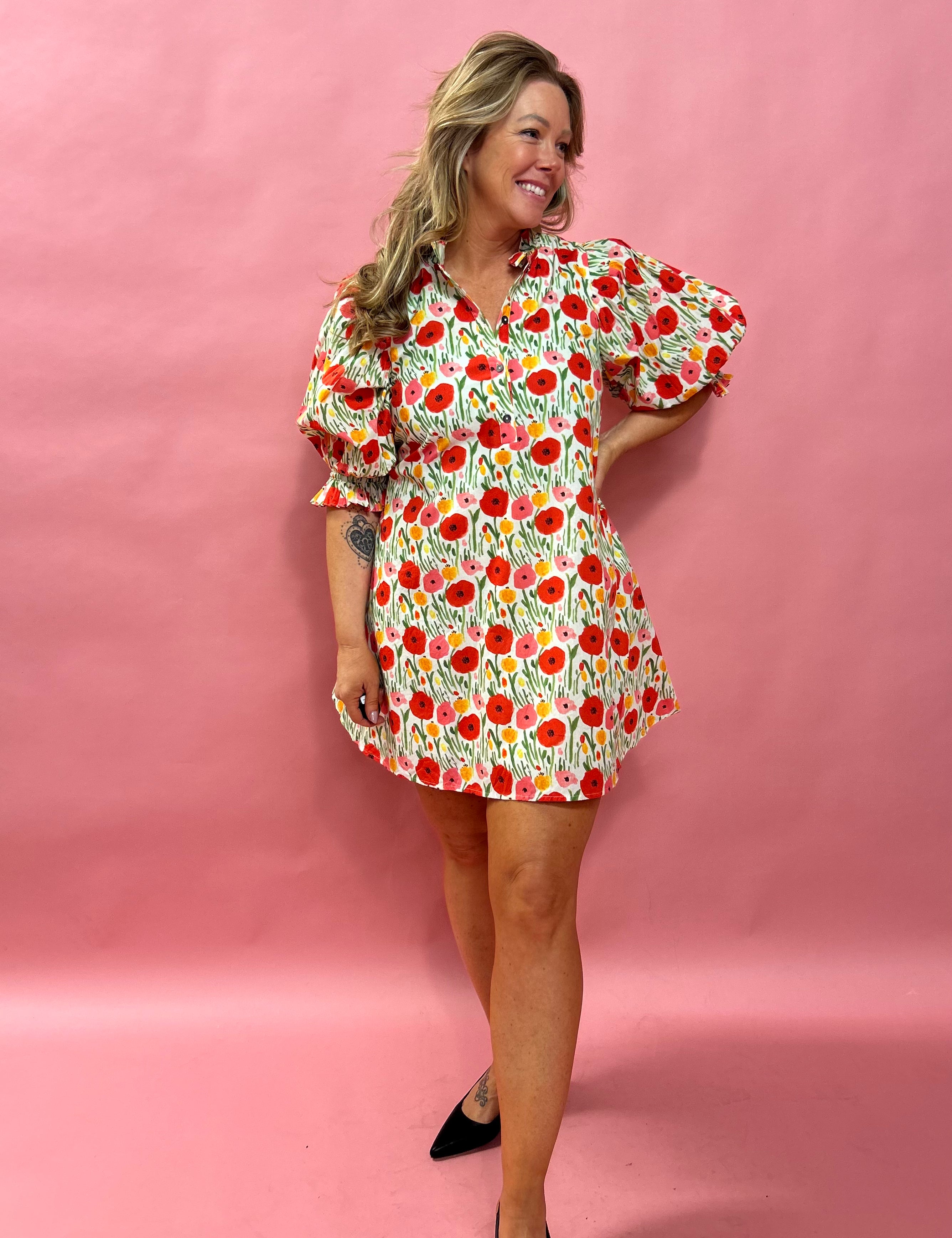 Bloom in Style: Spring Floral Babydoll Dress