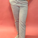 Cozy Motion: Brushed French Terry Joggers in Grey