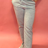 Cozy Motion: Brushed French Terry Joggers in Grey