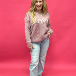 In Love Sweater in Pale Pink