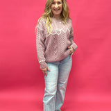 In Love Sweater in Pale Pink