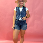 After Hours Denim Vest Top