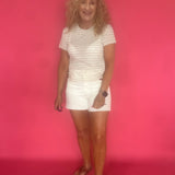 Tourist Striped Tee in Natural (ZSupply) - Shabby 2 Chic Boutiques
