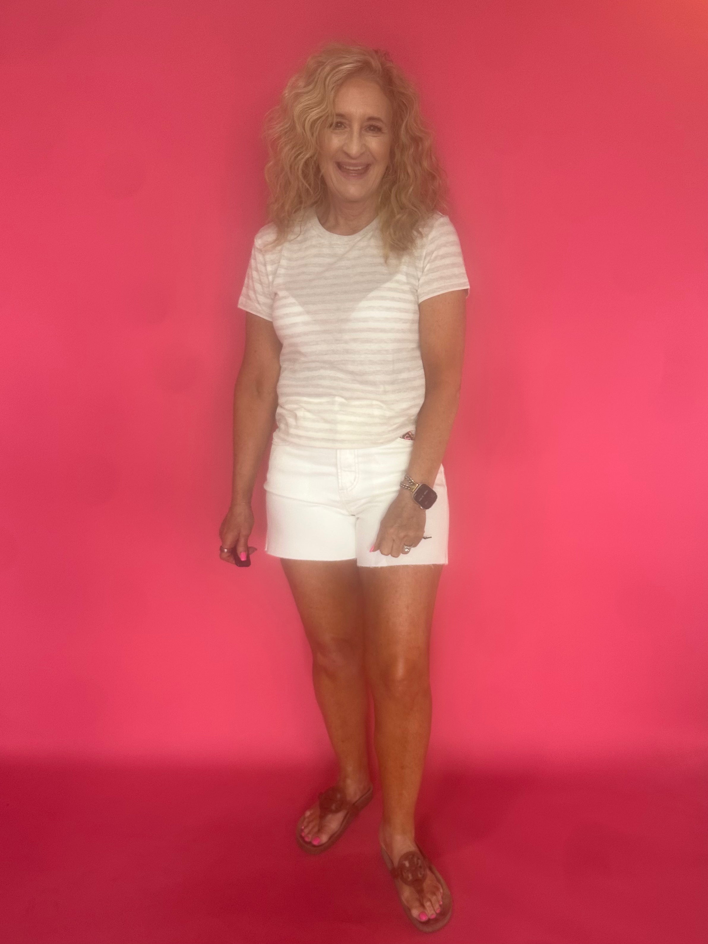 Tourist Striped Tee in Natural (ZSupply) - Shabby 2 Chic Boutiques