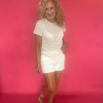Tourist Striped Tee in Natural (ZSupply) - Shabby 2 Chic Boutiques