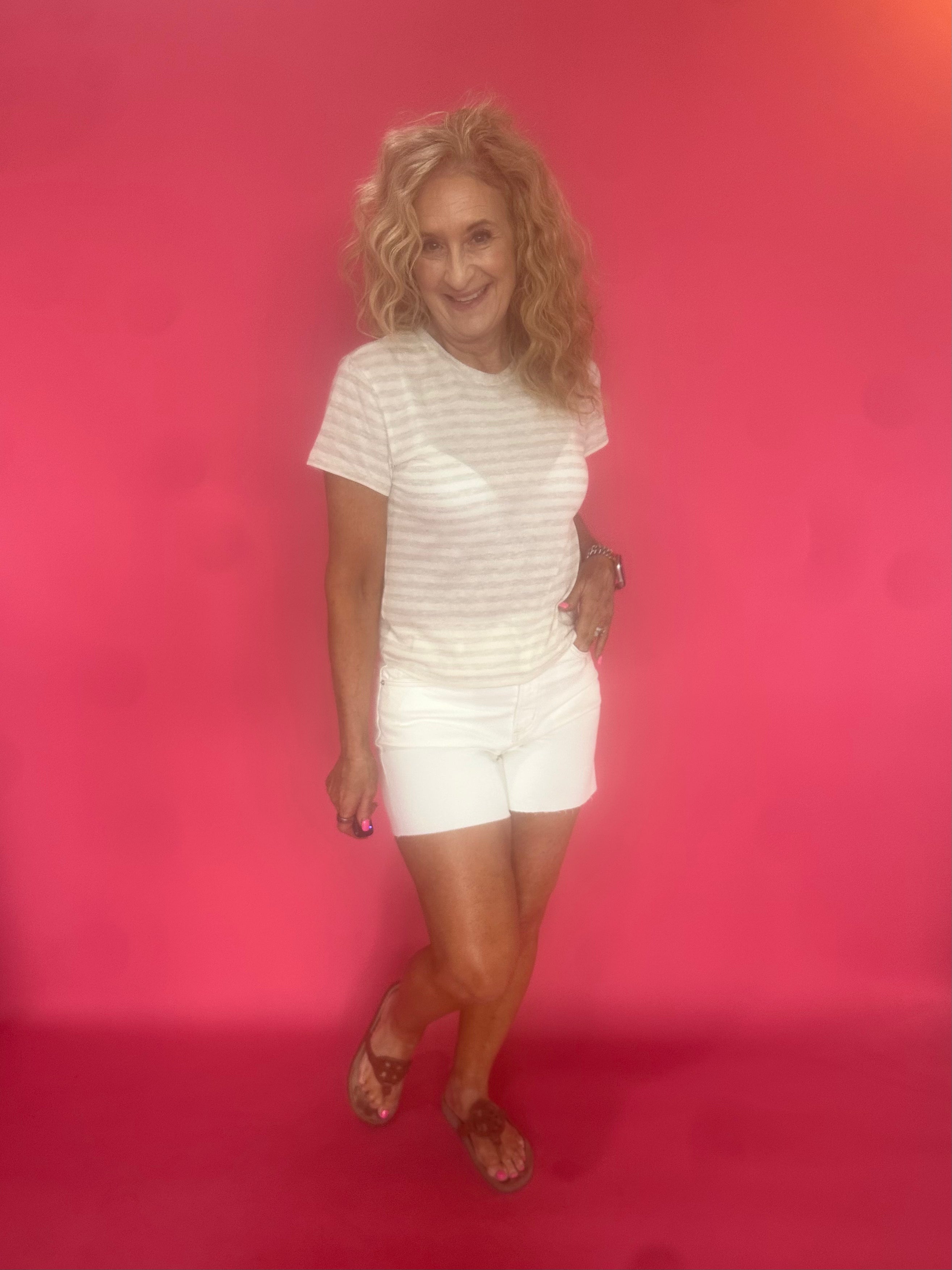 Tourist Striped Tee in Natural (ZSupply) - Shabby 2 Chic Boutiques