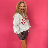 'KANSAS CITY & KC' Reversible Mock-Neck Sweatshirt
