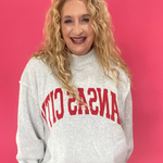 'KANSAS CITY & KC' Reversible Mock-Neck Sweatshirt