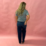 KC Colors Leopard KC Letters Grey Tee