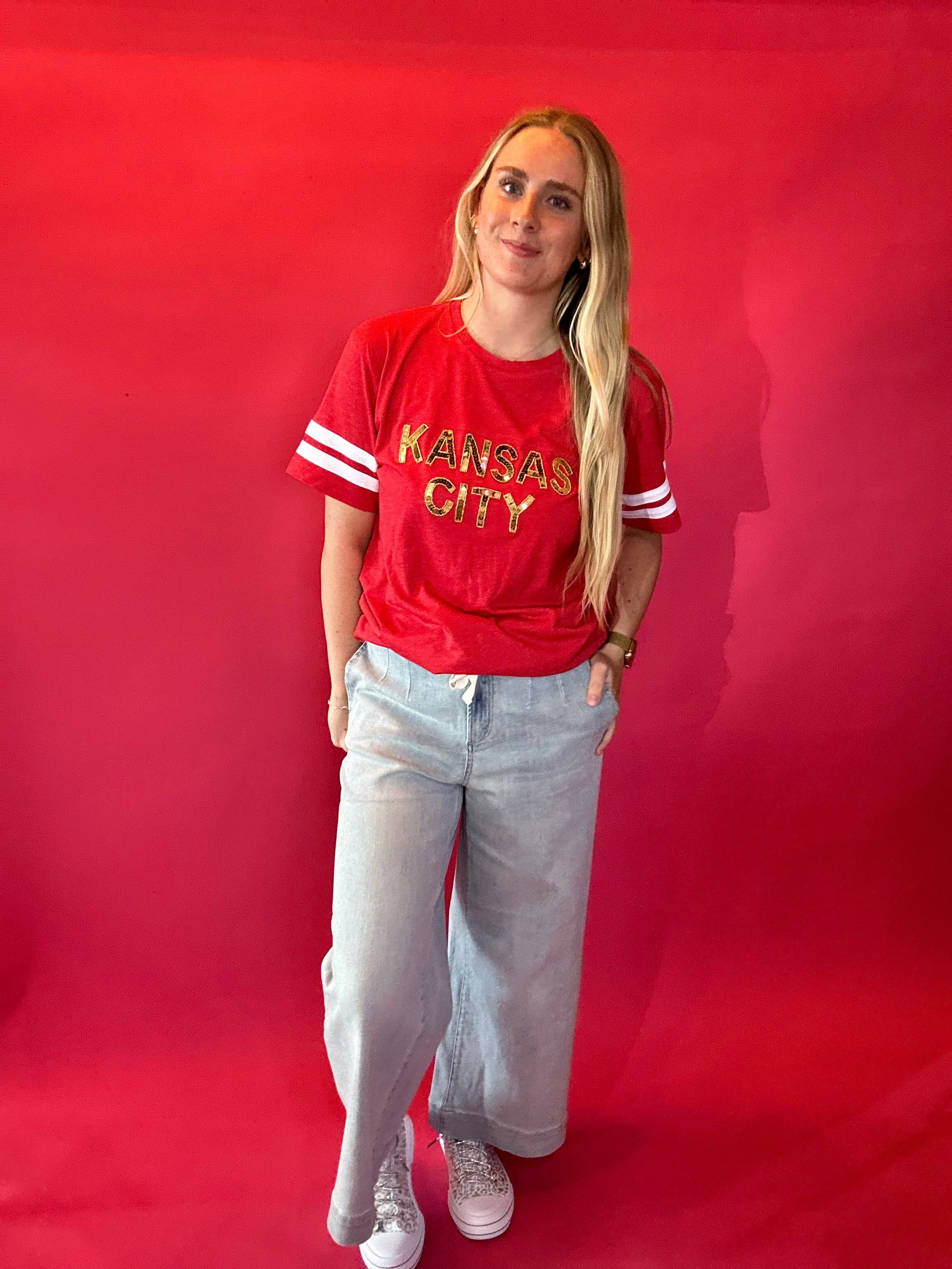 KC Game Day Sequin Tee