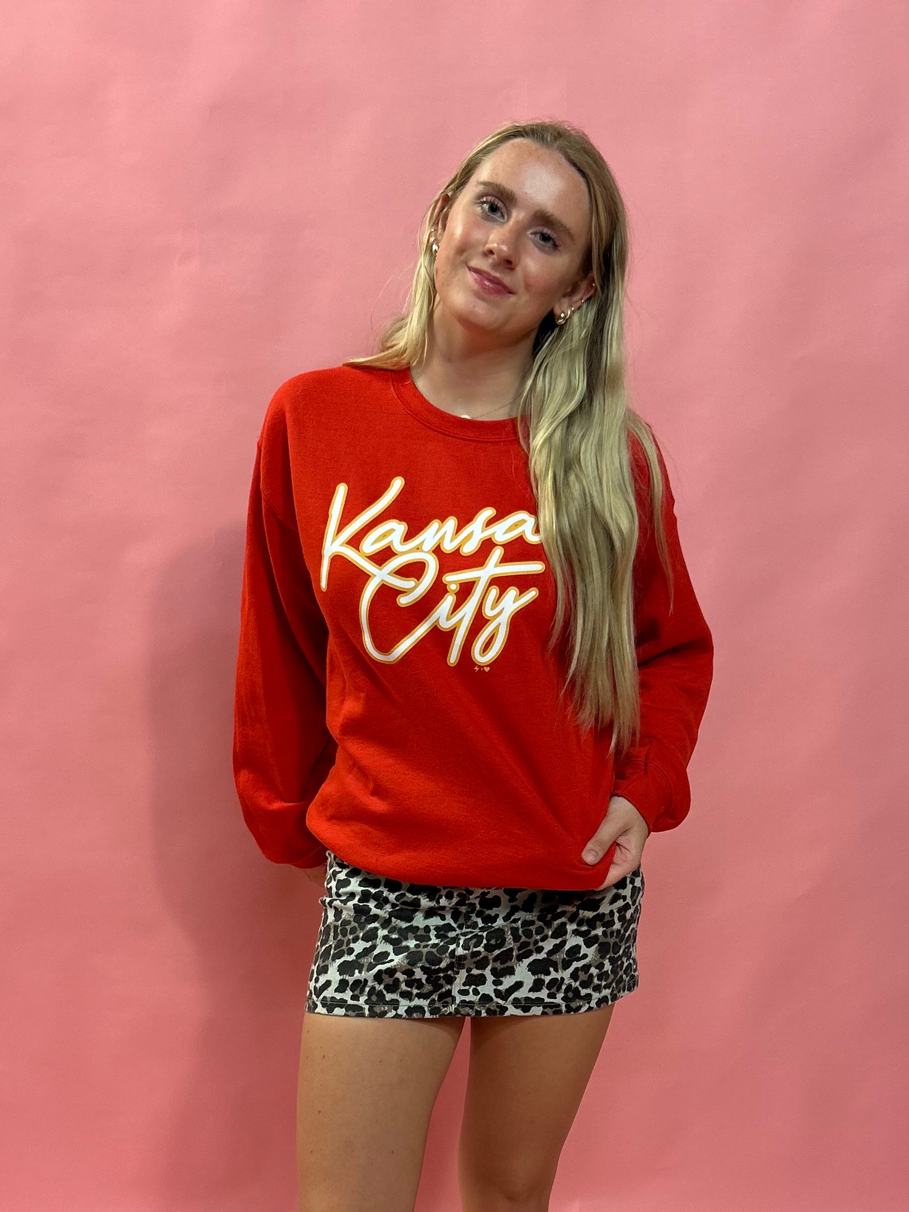 KC Script Outline KC Sweatshirt