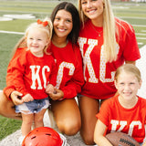 KC oversized design! Jersey style print