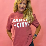 Kansas City Graphic Tee with Hearts