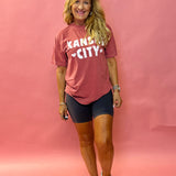 Kansas City Graphic Tee with Hearts