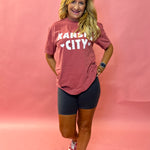 Kansas City Graphic Tee with Hearts