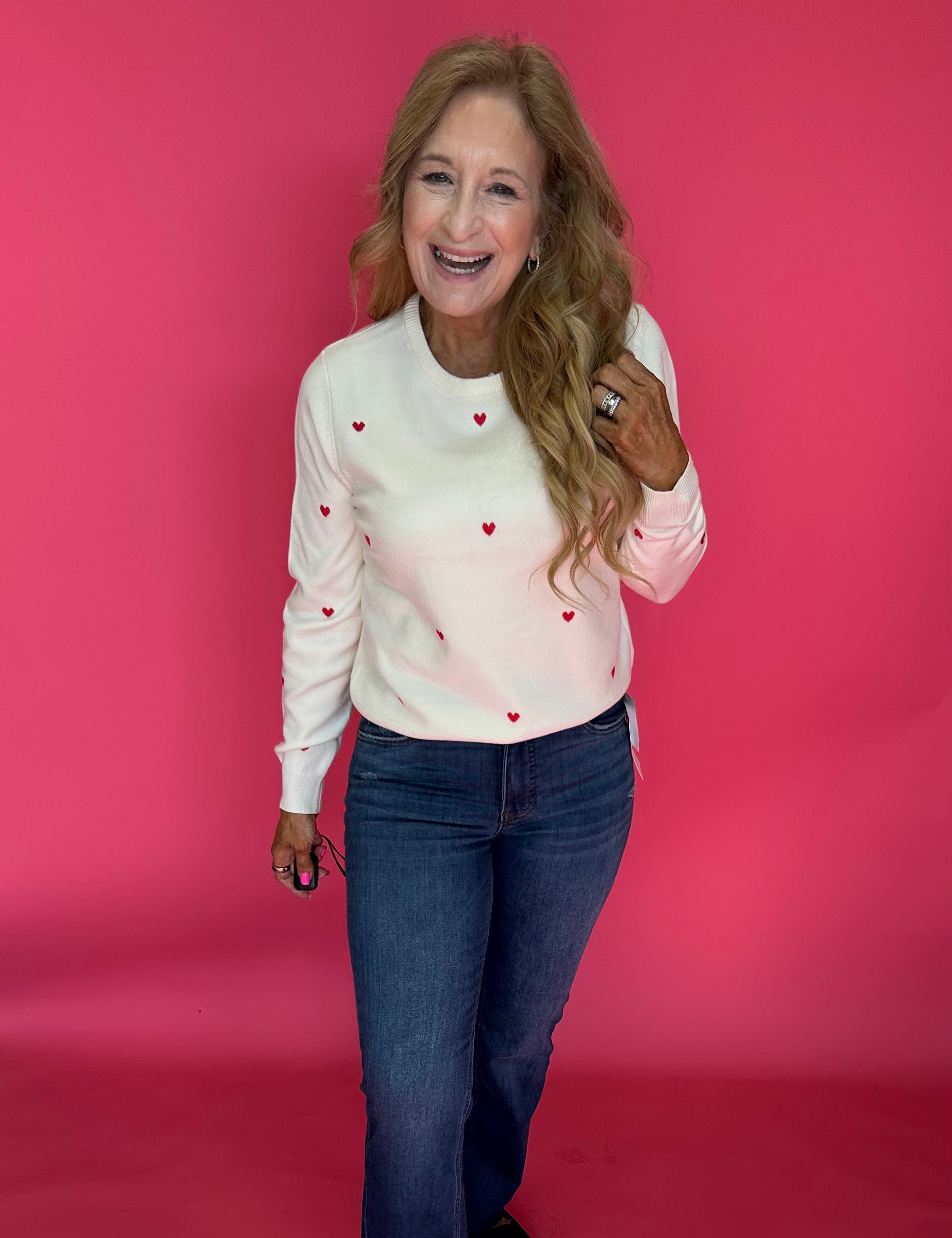 Kelsey High Rise Ankle Wide Hem in Dark Stone